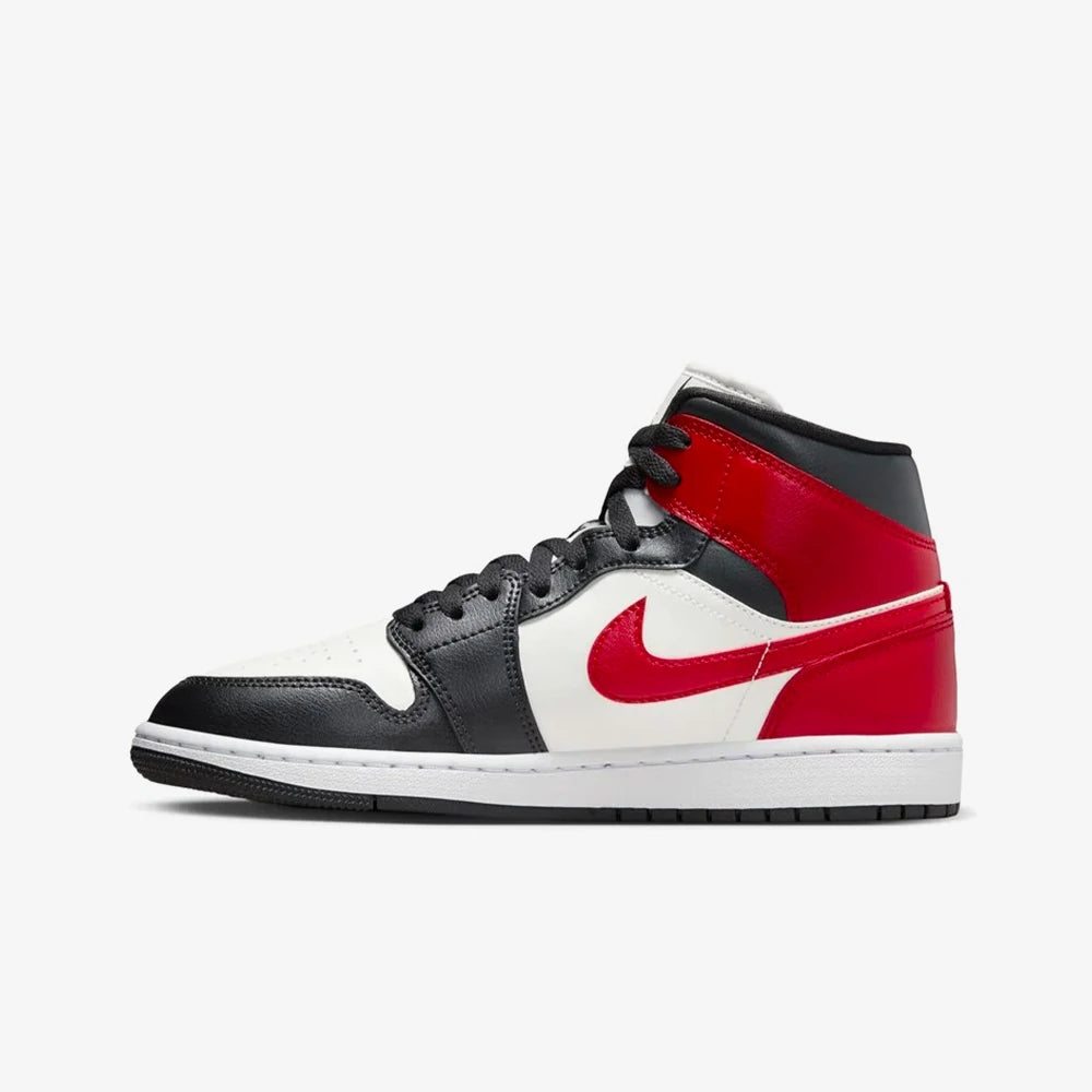 Air Jordan 1 Mid 'Black Toe' (W)